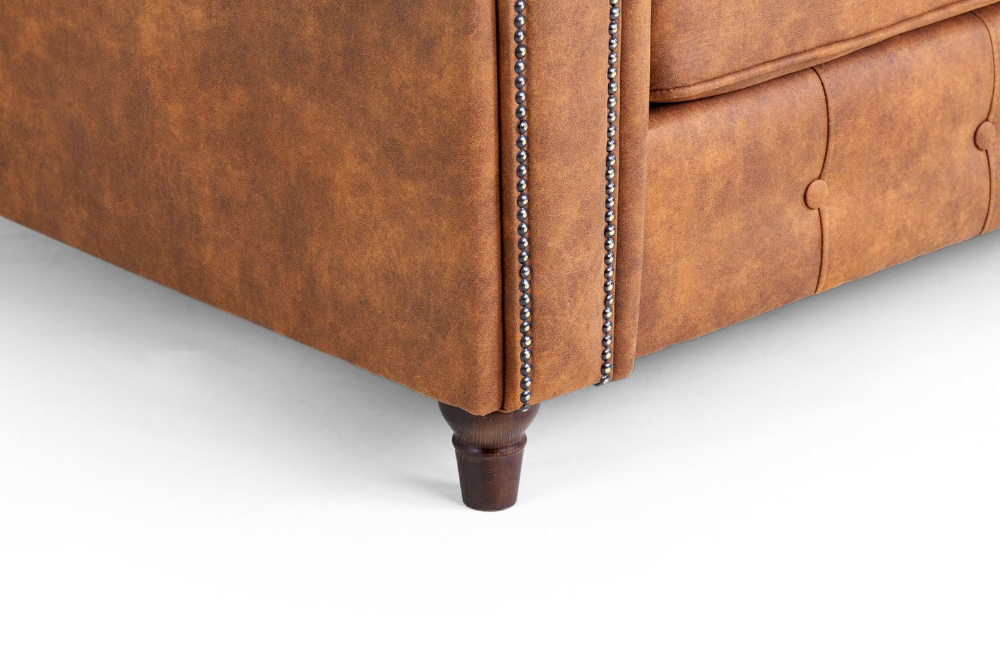 Mombasa Armchair – Classic Faux Leather Comfort & Style - Ready2GoFurniture 