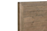 Rustic Pine Wooden King Size Bed Frame with Solid Legs
