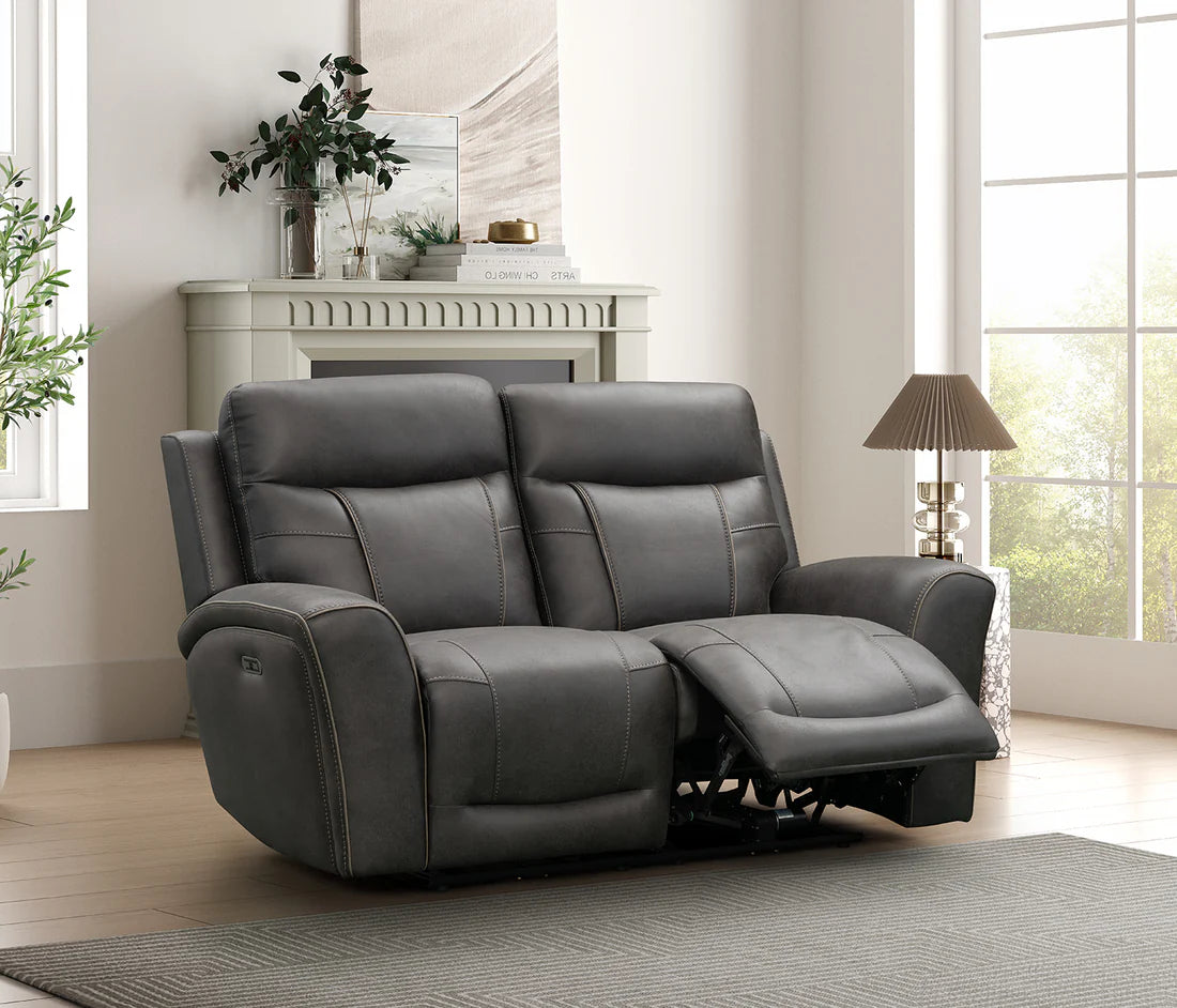 Noir Power Recliner Sofa