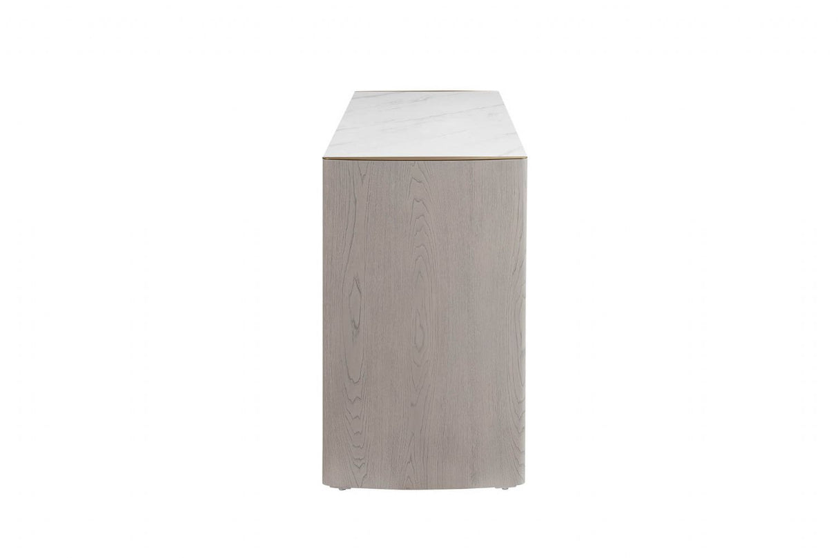 Mondello Dressing Chest 6 Drawer Washed Oak