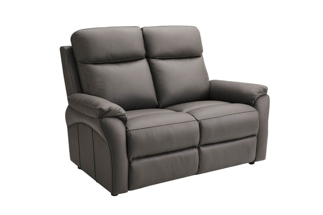 Truffle Leather Upholstered 2 Seater Sofa