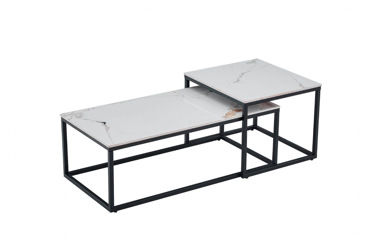 Cody Coffee Table Set White