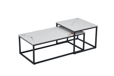 Cody Coffee Table Set White