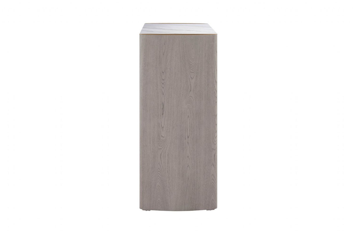 Mondello Tall Chest 5 Drawer Washed Oak