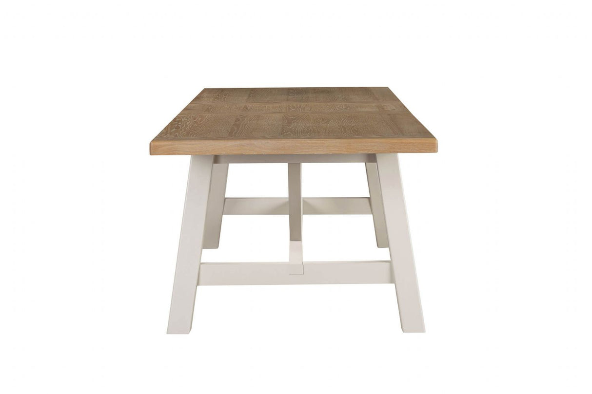 Doune Refectory Dining Table 19002350 Extending Taupe