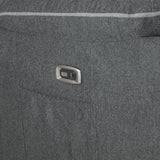 Grey Fabric Electric Recliner Armchair with Cup Holder