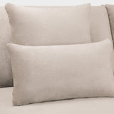 Mocha Velvet Large Corner Group Sofa 5 Seater