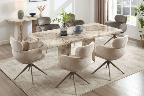 Artemis Dining Table 2000 Mottled Mocha