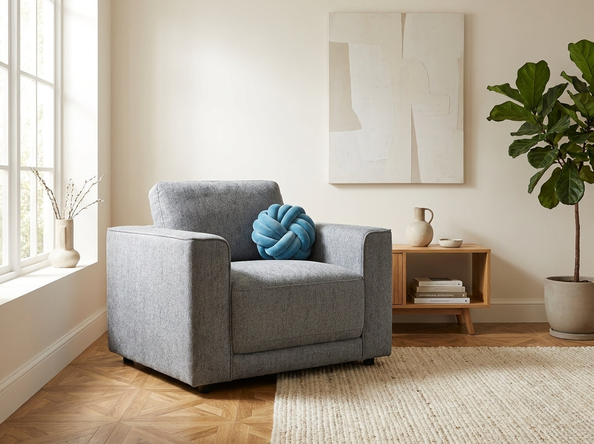 Marlow Sofa Grey Armchair - Ready2Go Furniture