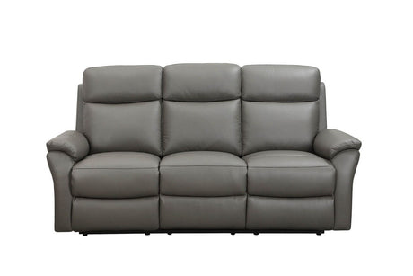 Truffle Leather 3 Seater Electric Recliner Sofa with USB