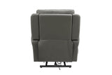 Ash Leather Lift and Rise Dual Motor Electric Recliner