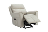 Stone Leather Lift and Rise Dual Motor Electric Recliner