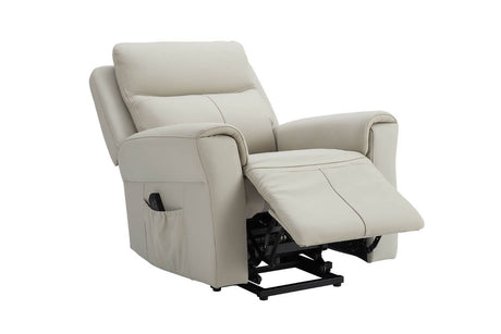 Stone Leather Lift and Rise Dual Motor Electric Recliner