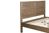 Rustic Pine Wooden King Size Bed Frame with Solid Legs