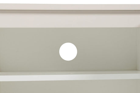 Putty Wooden 3 Door Large TV Cabinet with LED Lighting