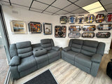 Verona 3+2 Fabric Recliner Sofa Set