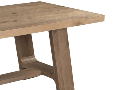 Rustic Oak Rectangular Large Dining Table 190cm