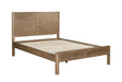 Rustic Pine Wooden King Size Bed Frame with Solid Legs