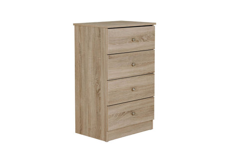 Levi 4 Drawer Chest Oak