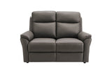 Truffle Leather Upholstered 2 Seater Sofa