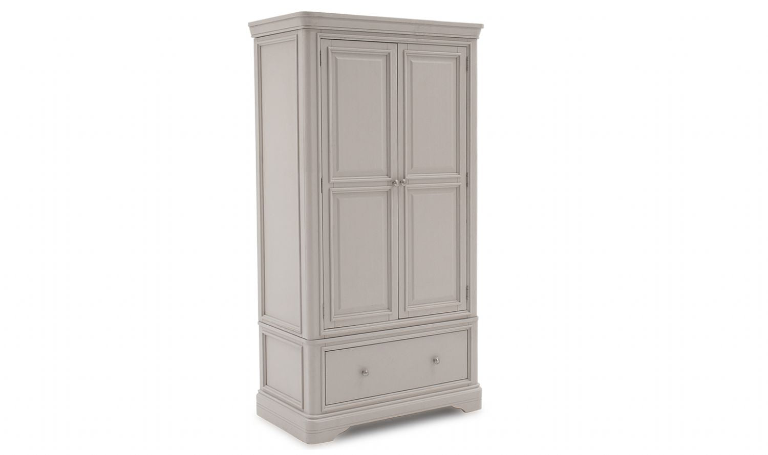 Taupe Painted Double Wardrobe