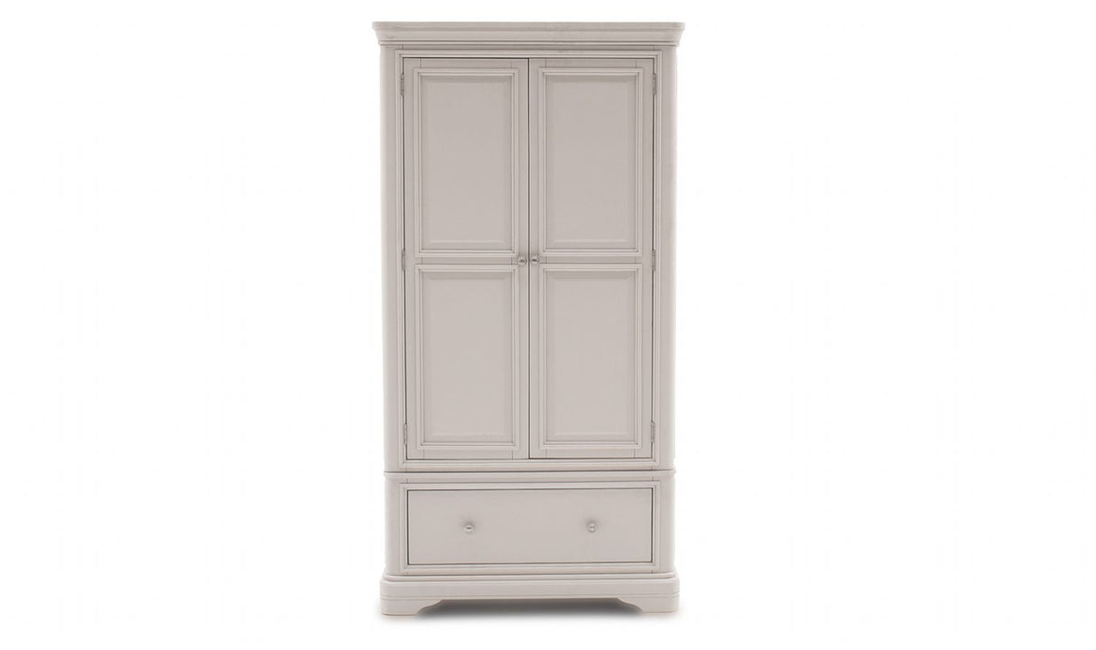 Taupe Painted Double Wardrobe