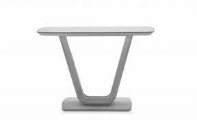 Shabby Chic Console Table in Grey Matt