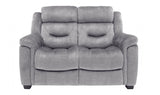 2 Seater Fixed Grey