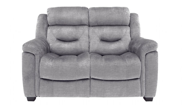 2 Seater Fixed Grey