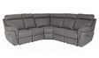 Modern Grey Fabric Armless Sectional Corner Group Sofa