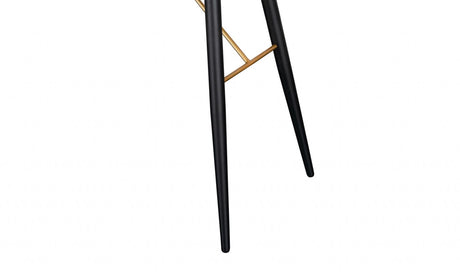 Black Oak Melamine 2 Shelves Console Hall Table with Metal Legs