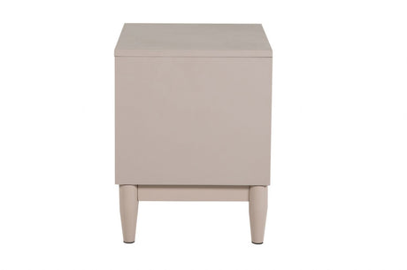 Grey Painted Wooden Bedside Table