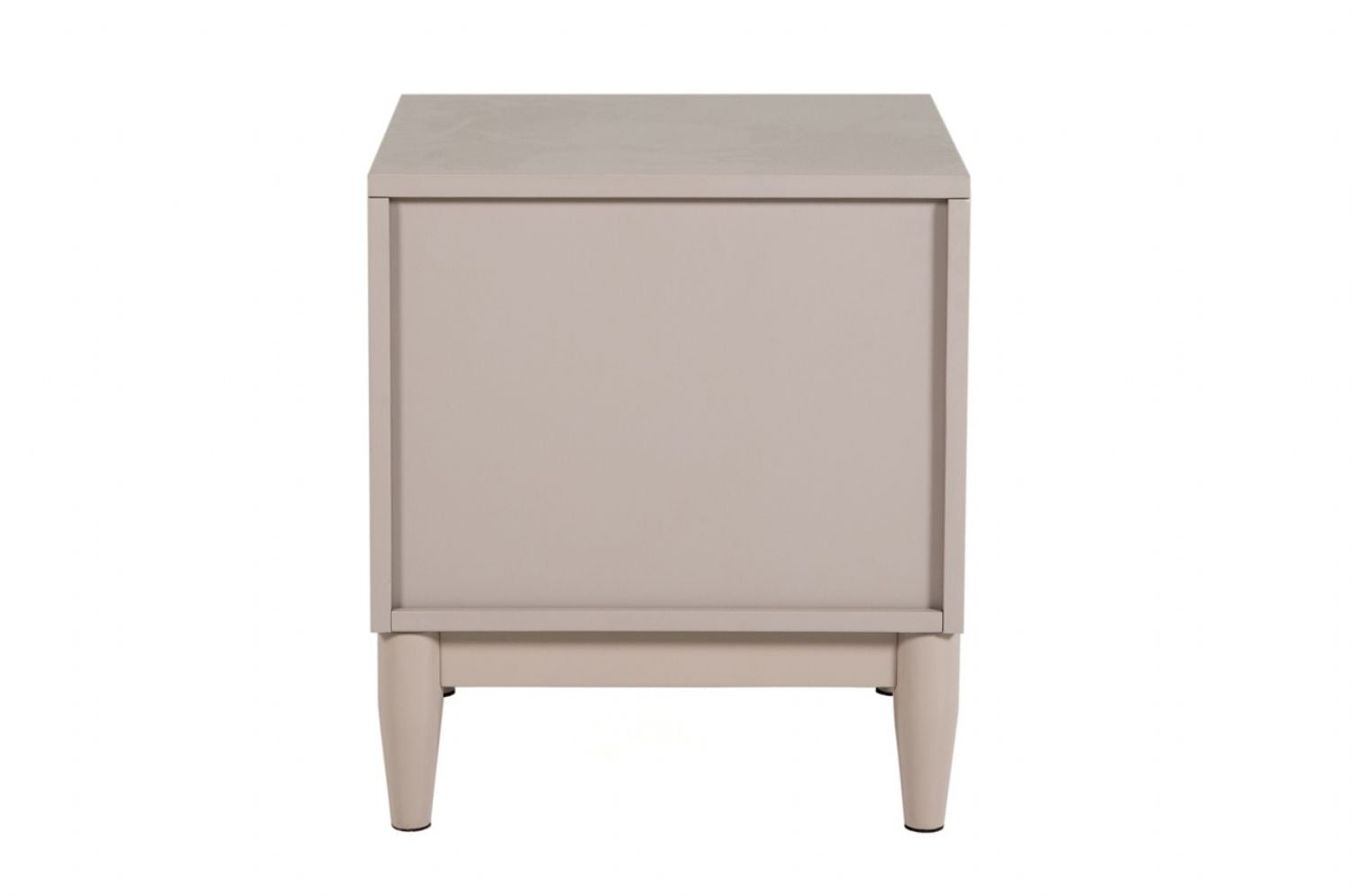 Grey Painted Wooden Bedside Table