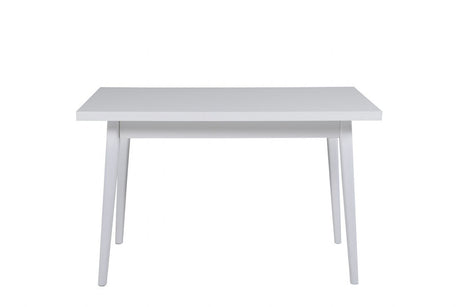 White Rectangular Dining Table