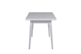 White Rectangular Dining Table