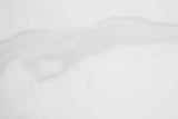 White Glass 75cm Square Dining Table Black Legs