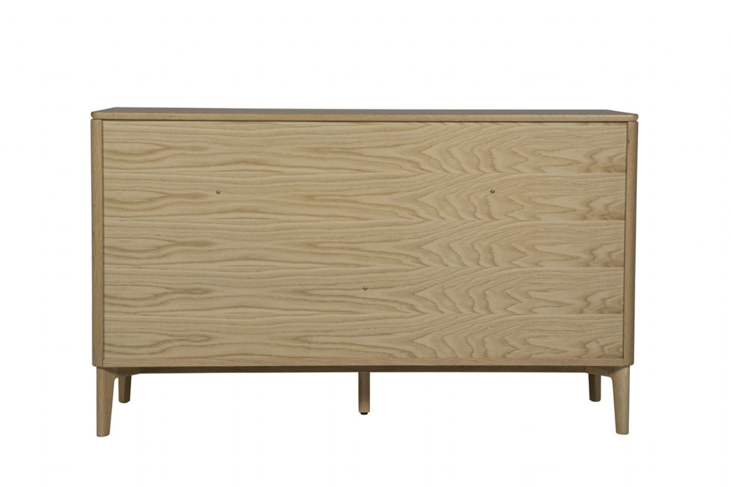 Modern Natural Oak Wide 7 Drawer Chest with Curved Edges