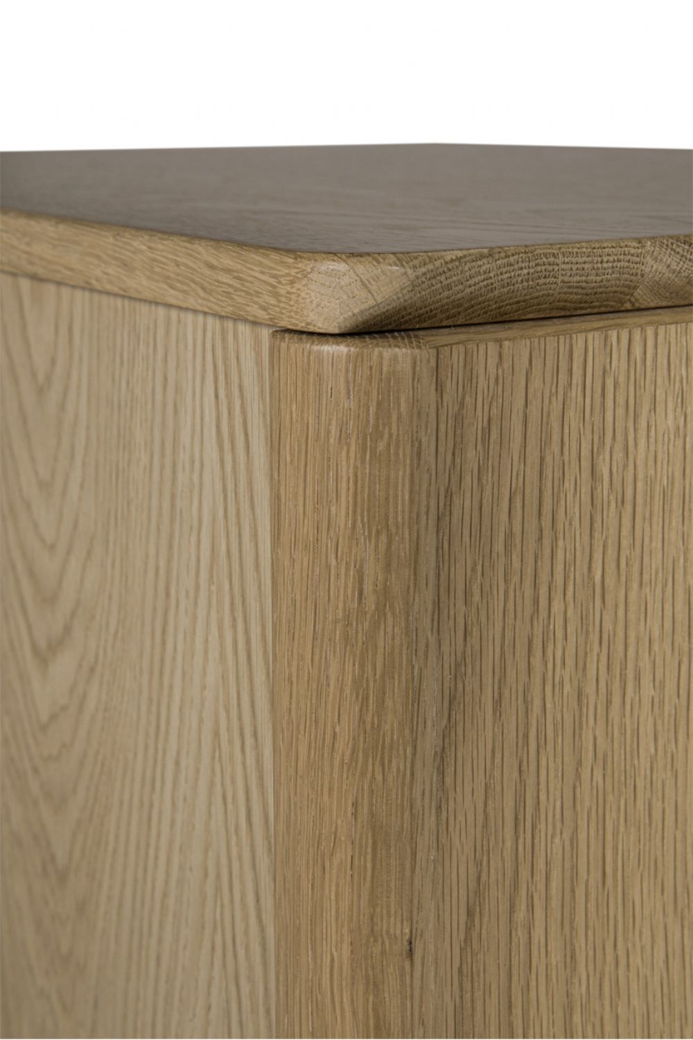 Modern Natural Oak Tall 5 Drawer Chest and Pin Style Legs