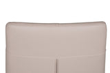 Taupe Faux Leather Counter Cantilever Kitchen Bar Stool