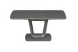 Matt Graphite Grey Finish 120 to 160cm Extending Dining Table