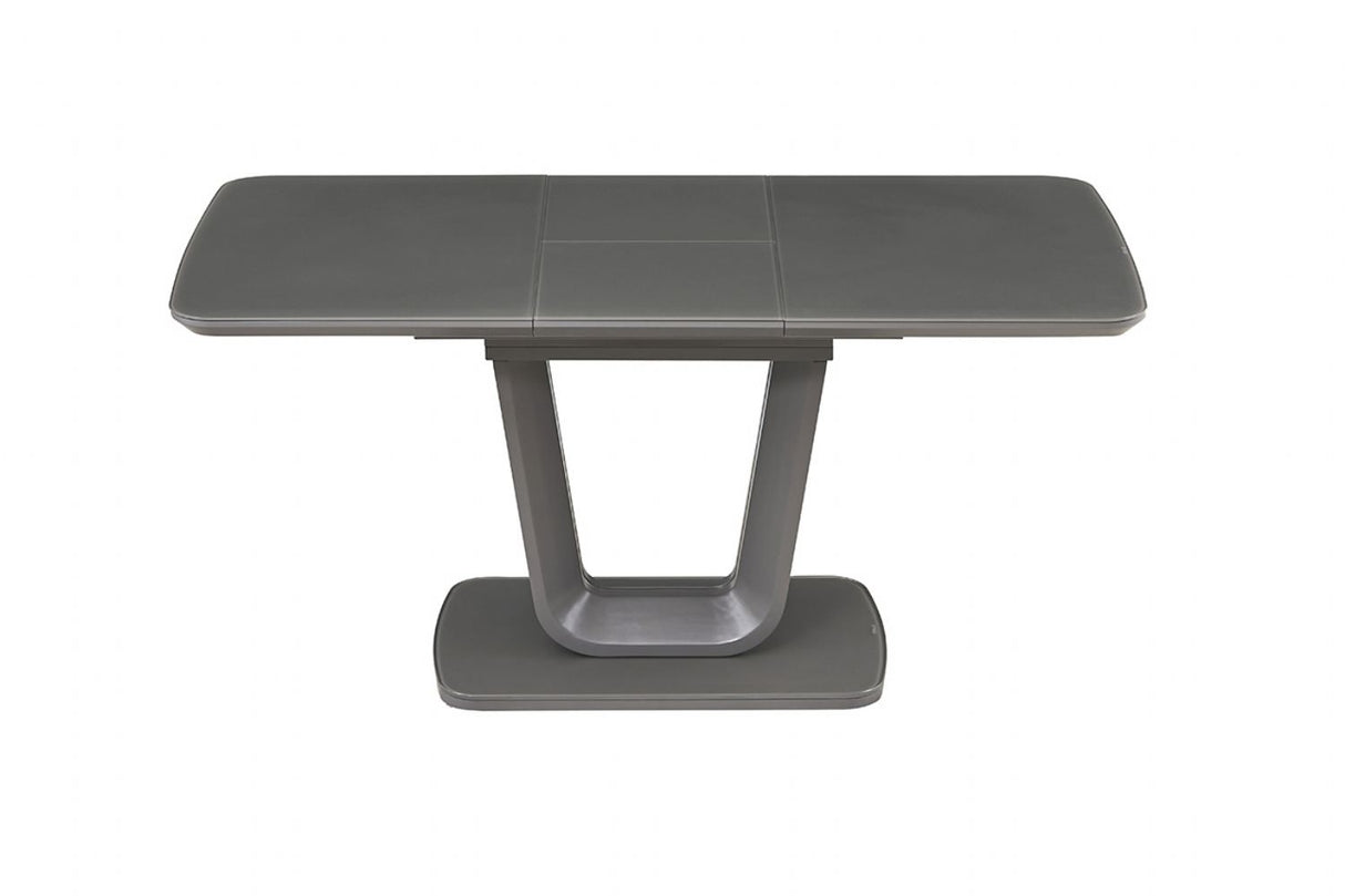 Matt Graphite Grey Finish 120 to 160cm Extending Dining Table