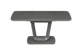 Matt Graphite Grey Finish 120 to 160cm Extending Dining Table