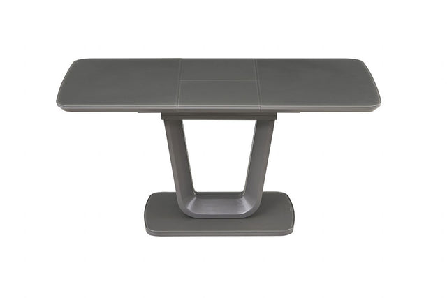 Matt Graphite Grey Finish 120 to 160cm Extending Dining Table