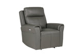 Grey Single Seater Electric Recliner Chair with USB