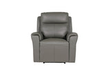 Grey Single Seater Electric Recliner Chair with USB