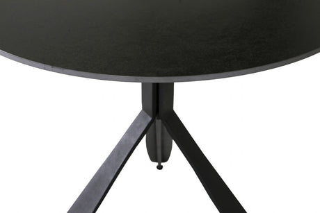 Circular Dining Table 800 Black