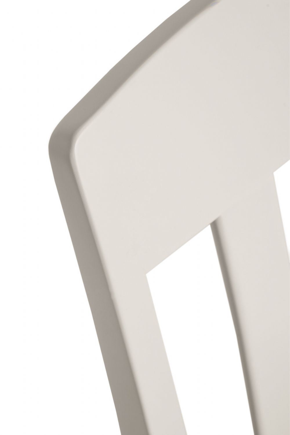 Grey and Taupe Slat Back Dining Chair with Padded Seat