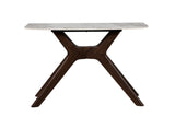 Brown Wooden Console Table Sintered Stone Top