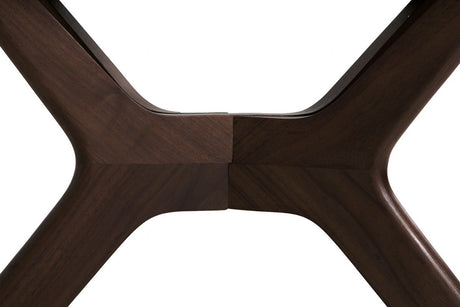 Brown Wooden Console Table Sintered Stone Top