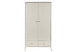 Diletta 2 Door Wardrobe Stone